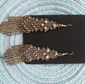 Modern boho earrings